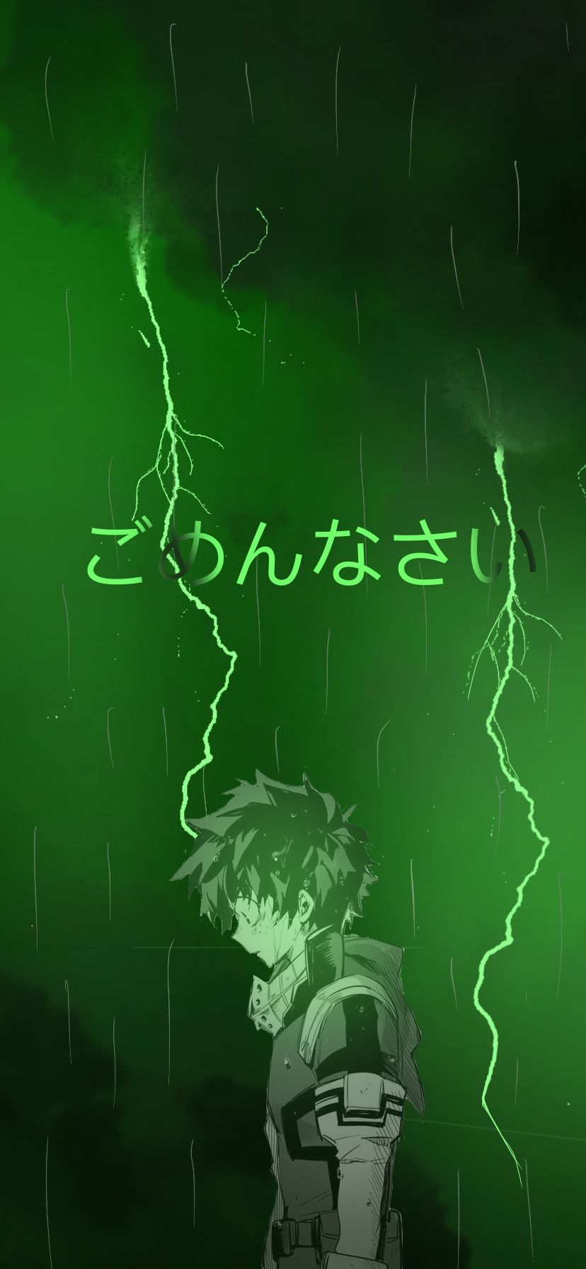 Anime Neon Green Wallpapers Wallpaper Cave