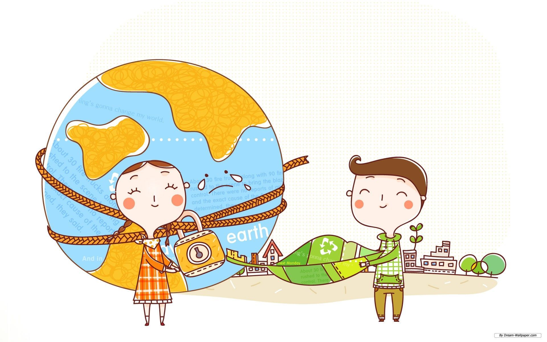 Cartoon Earth Wallpapers Wallpaper Cave