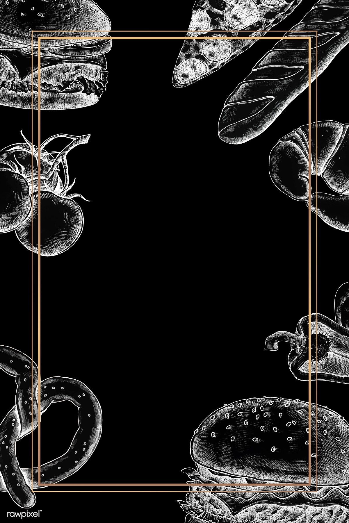 Black Food Wallpapers Wallpaper Cave