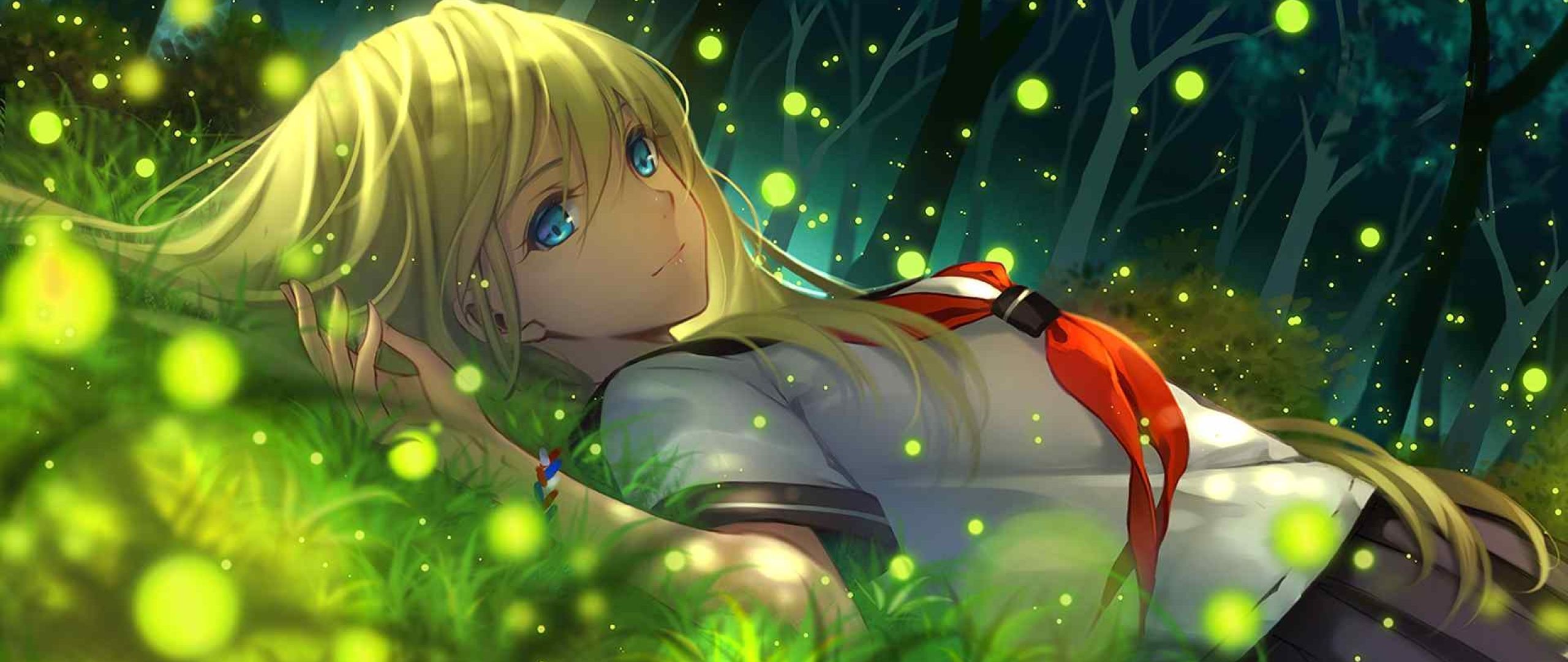 Green Anime Desktop Wallpapers Wallpaper Cave