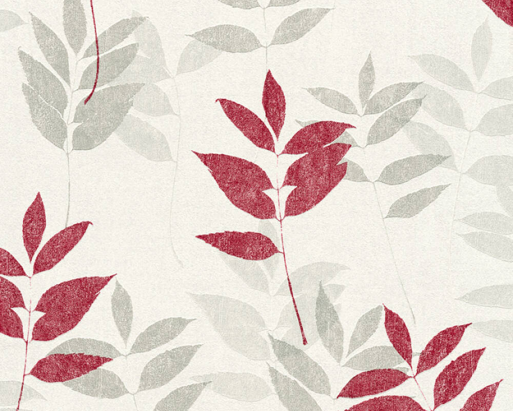 Grey Red Wallpaper