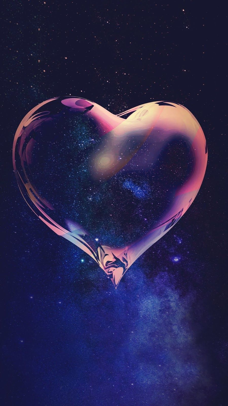 Galaxy Heart Wallpapers Wallpaper Cave