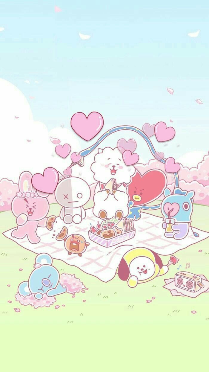 BTS Kawaii Wallpapers Wallpaper Cave
