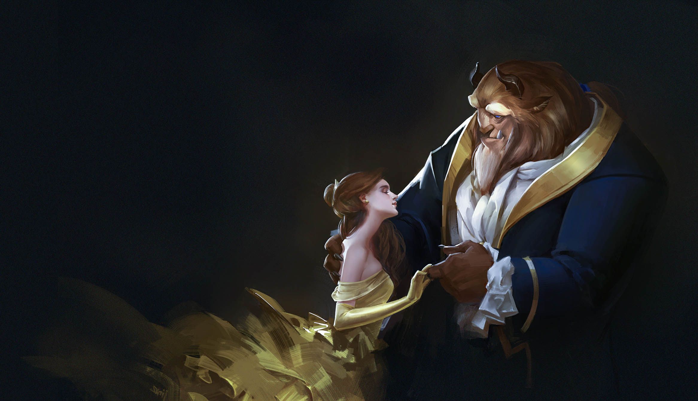 Aesthetic Beauty And The Beast Wallpapers Wallpaper Cave