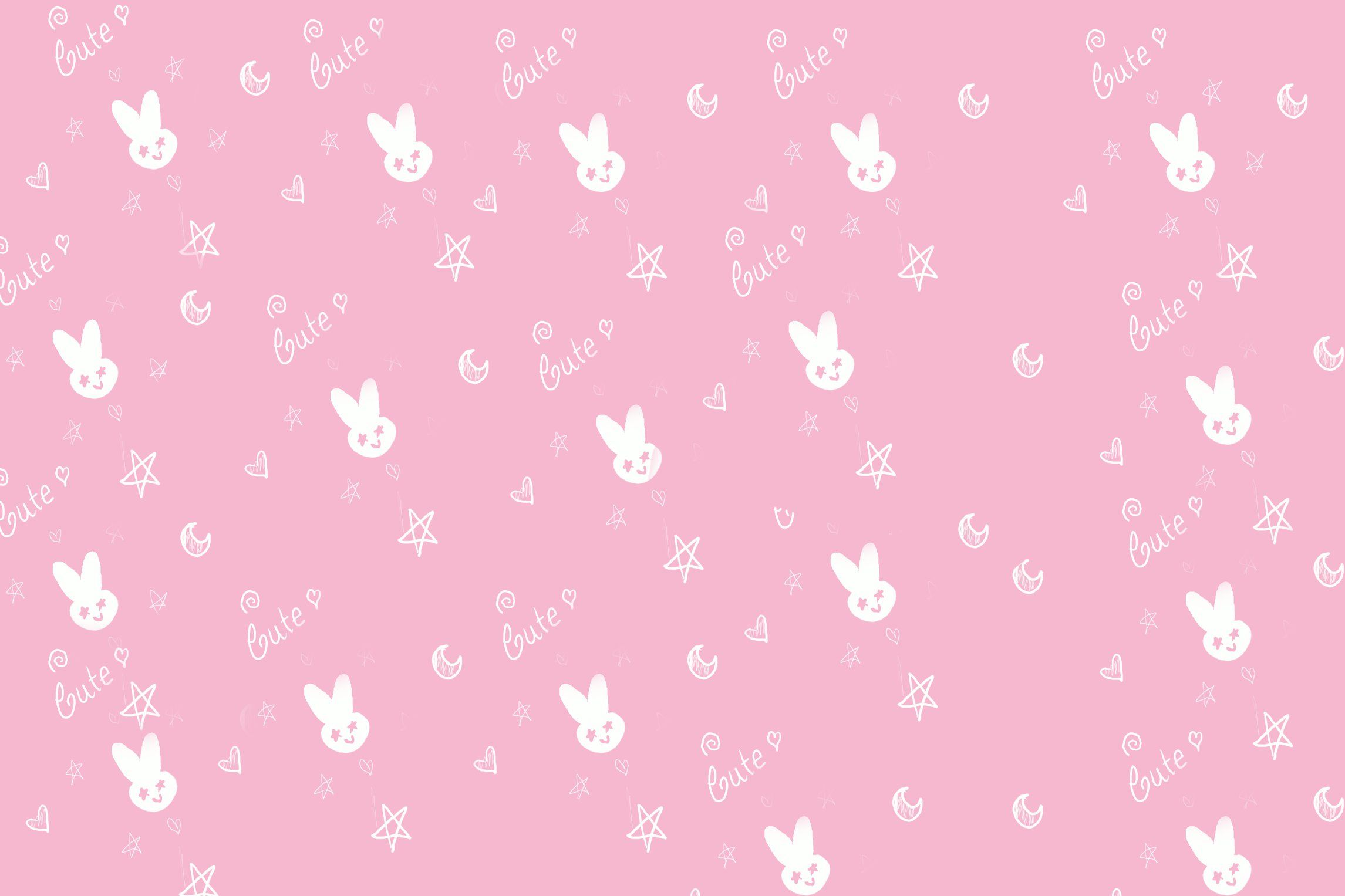 Light Pink Kawaii Wallpapers Wallpaper Cave