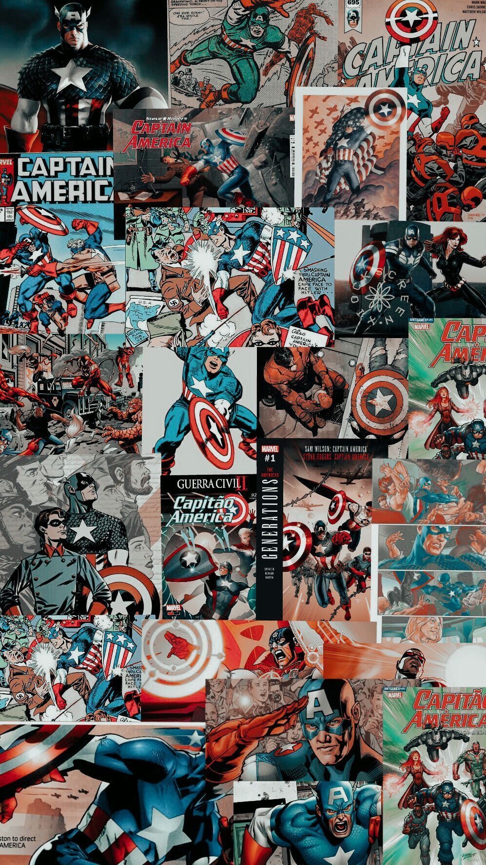 Marvel Collage Wallpapers Wallpaper Cave