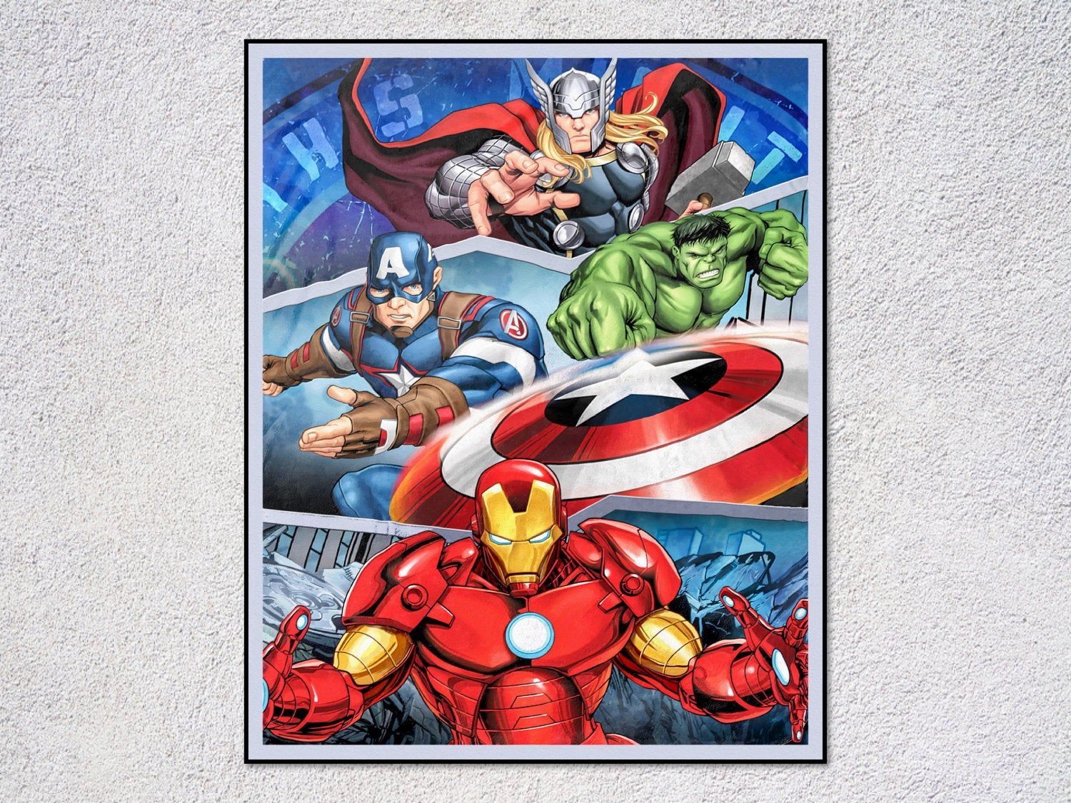 Marvel Collage Wallpapers Wallpaper Cave
