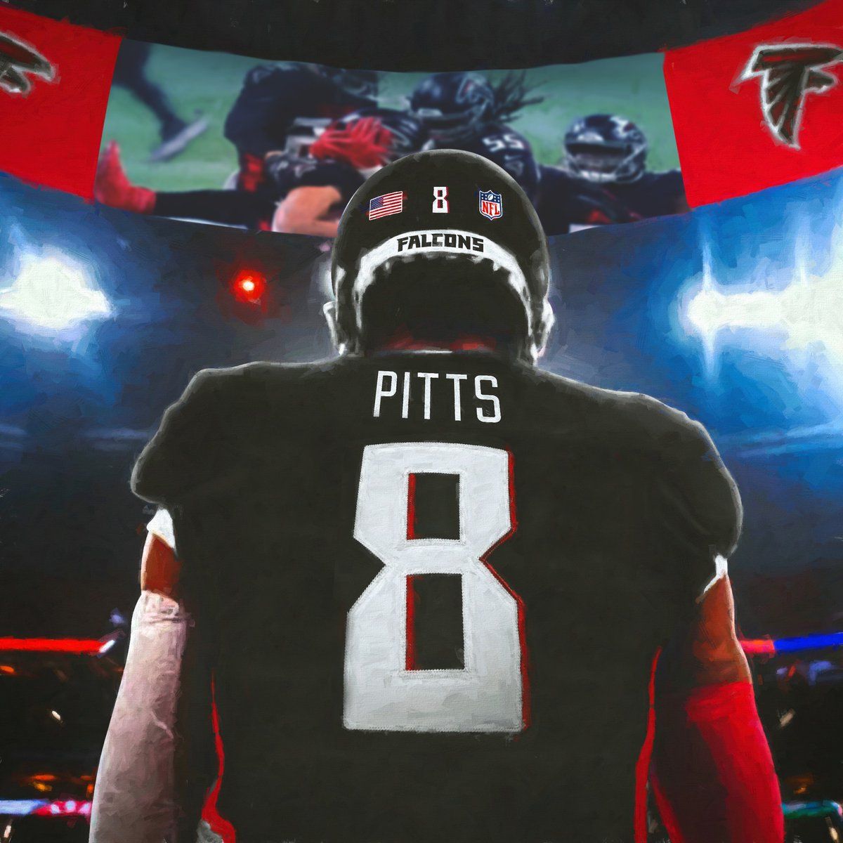 Kyle Pitts Falcons Wallpapers Wallpaper Cave