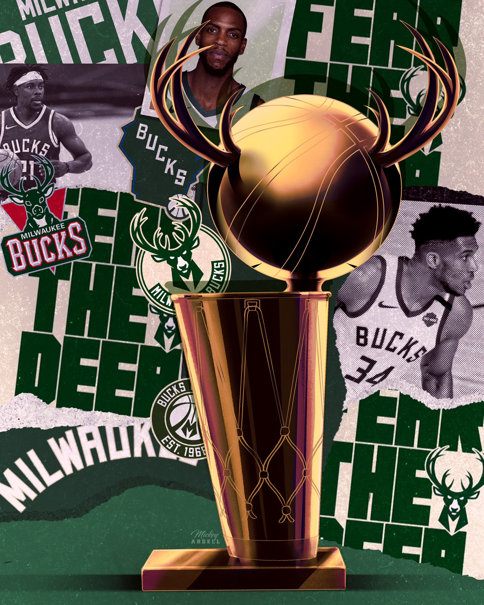 Milwaukee Bucks NBA Champions 2021 Wallpapers Wallpaper Cave