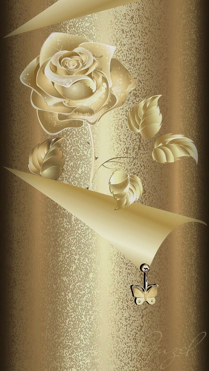 Golden Rose Wallpapers Wallpaper Cave