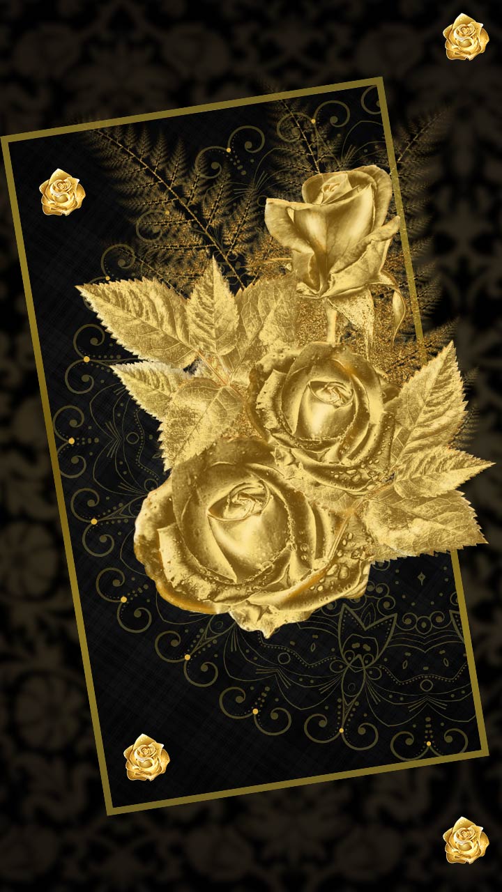Golden Rose Wallpapers Wallpaper Cave