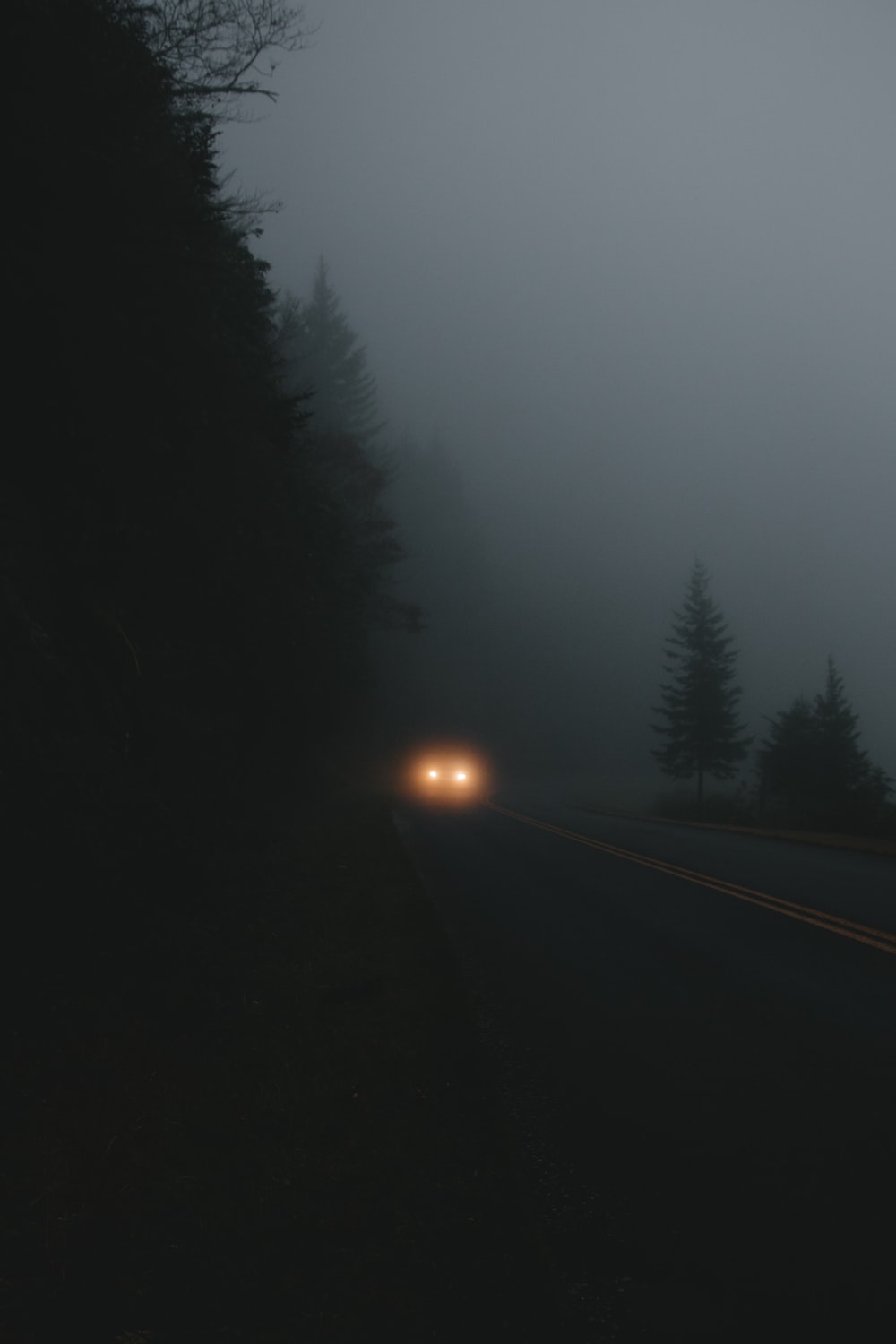 Foggy Night Wallpaper