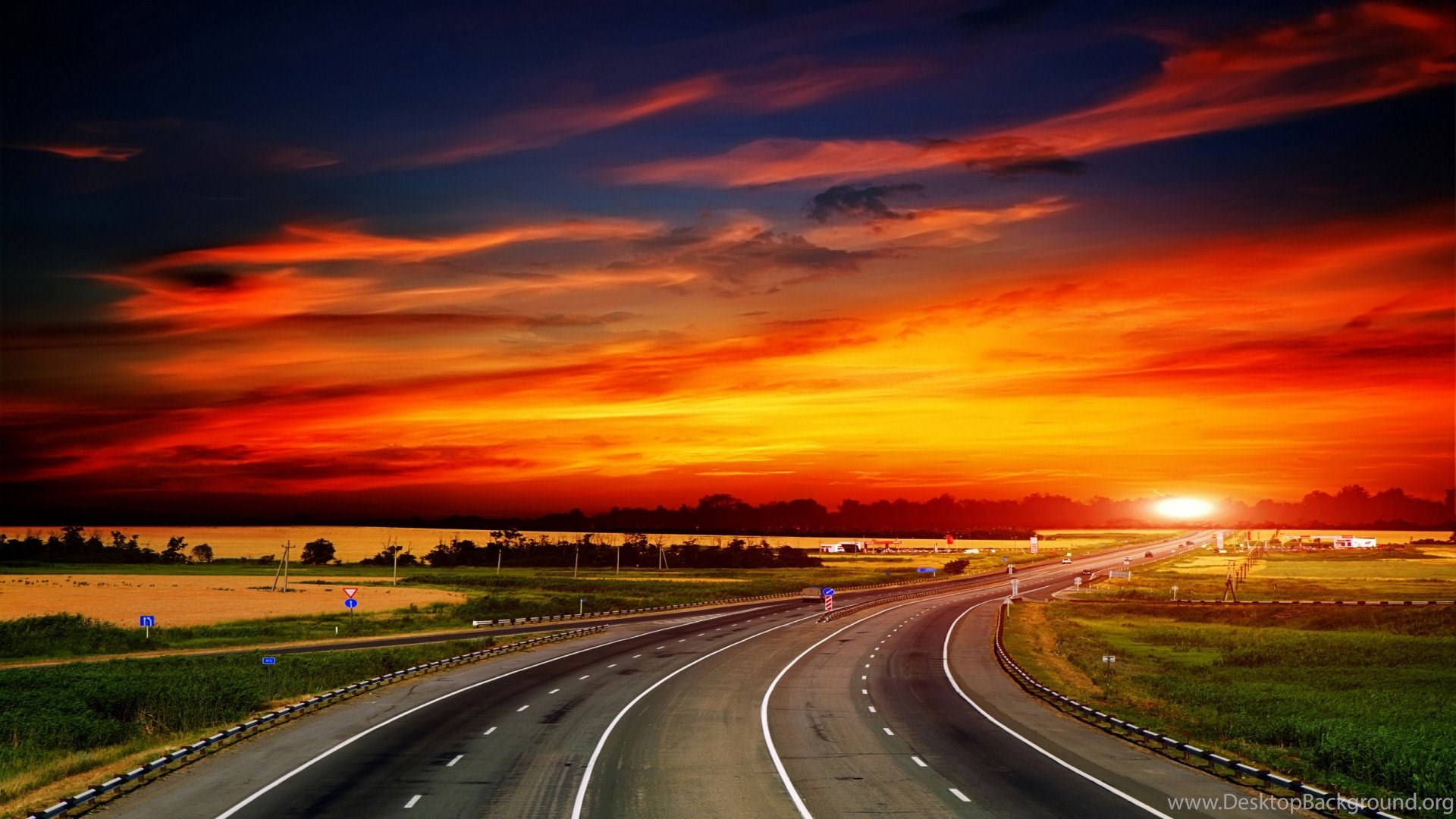 Highway Road Wallpapers Wallpaper Cave