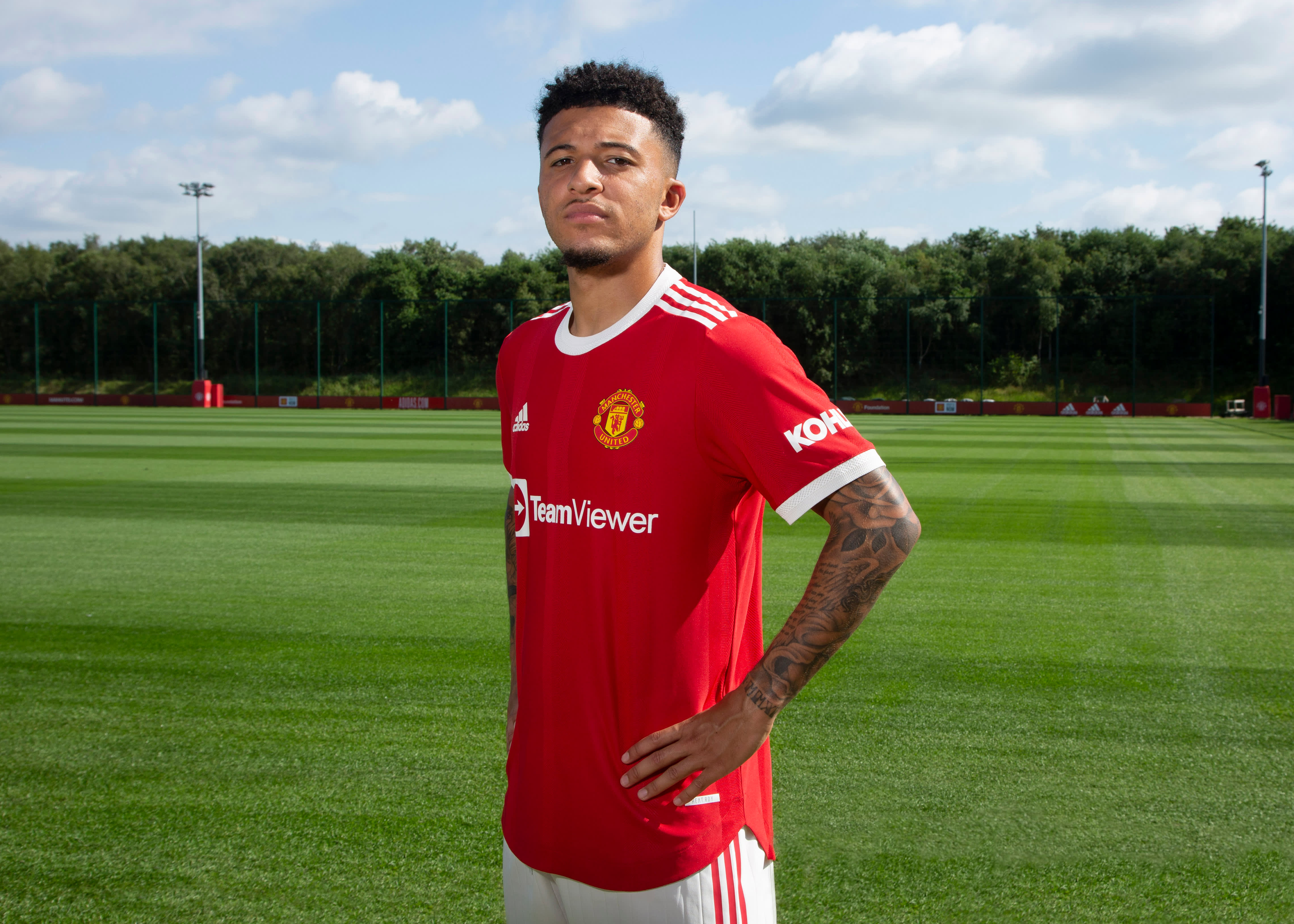 Jadon Sancho Manchester United Wallpapers Wallpaper Cave