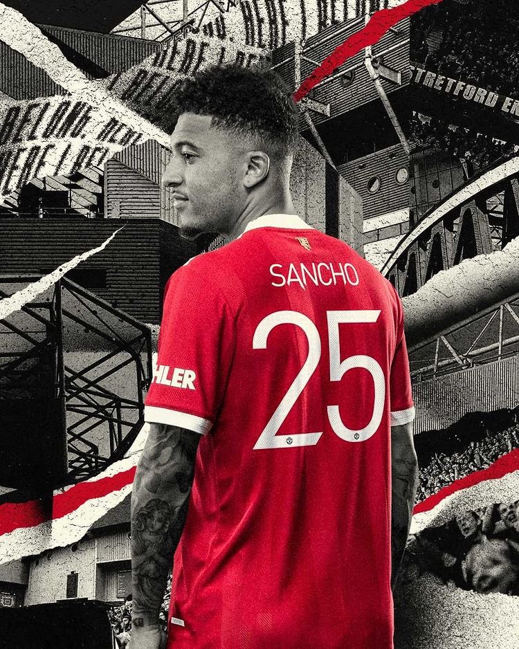 Jadon Sancho Manchester United Wallpapers Wallpaper Cave