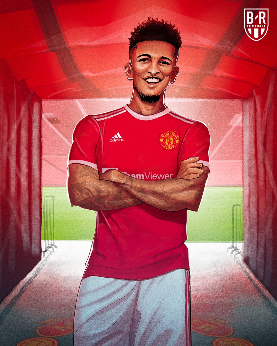 Jadon Sancho Manchester United Wallpapers Wallpaper Cave