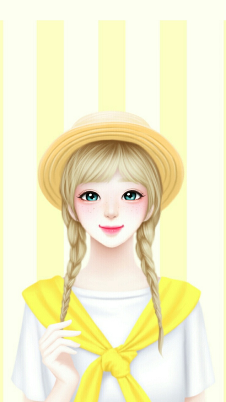 Yellow Girl Wallpapers Wallpaper Cave