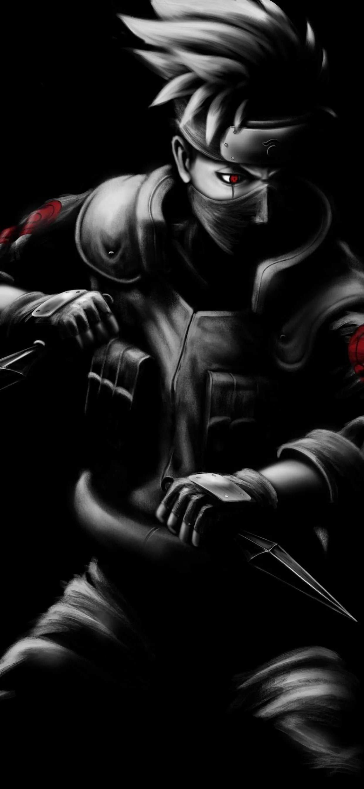 Kakashi Black Wallpapers Wallpaper Cave