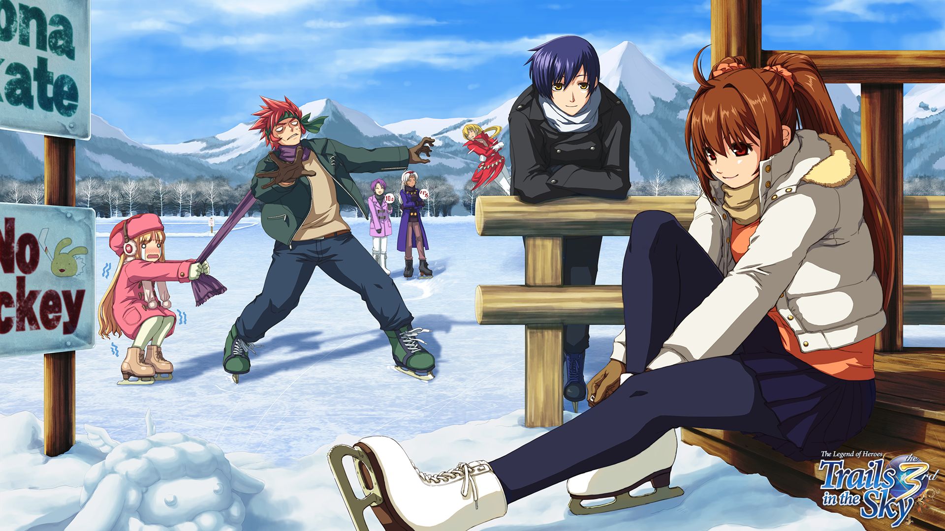 Trails In The Sky Wallpapers Wallpaper Cave