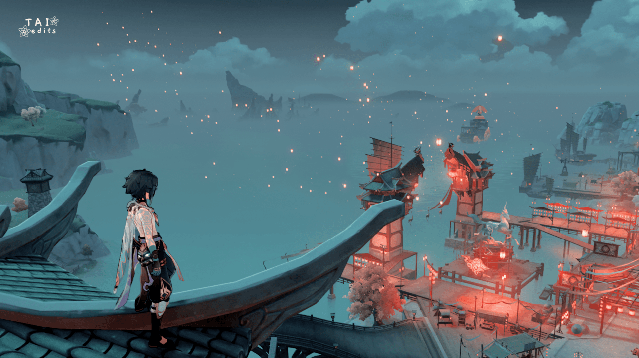 genshin impact aesthetic wallpaper pc Genshin impact desktop aesthetic