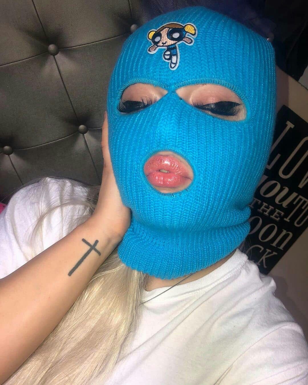 Girl Blue Ski Mask Wallpapers Wallpaper Cave