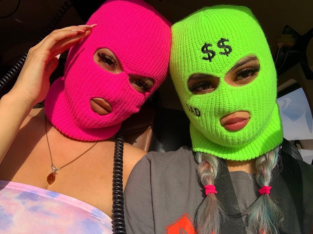 Girl Pink Ski Mask Wallpapers Wallpaper Cave