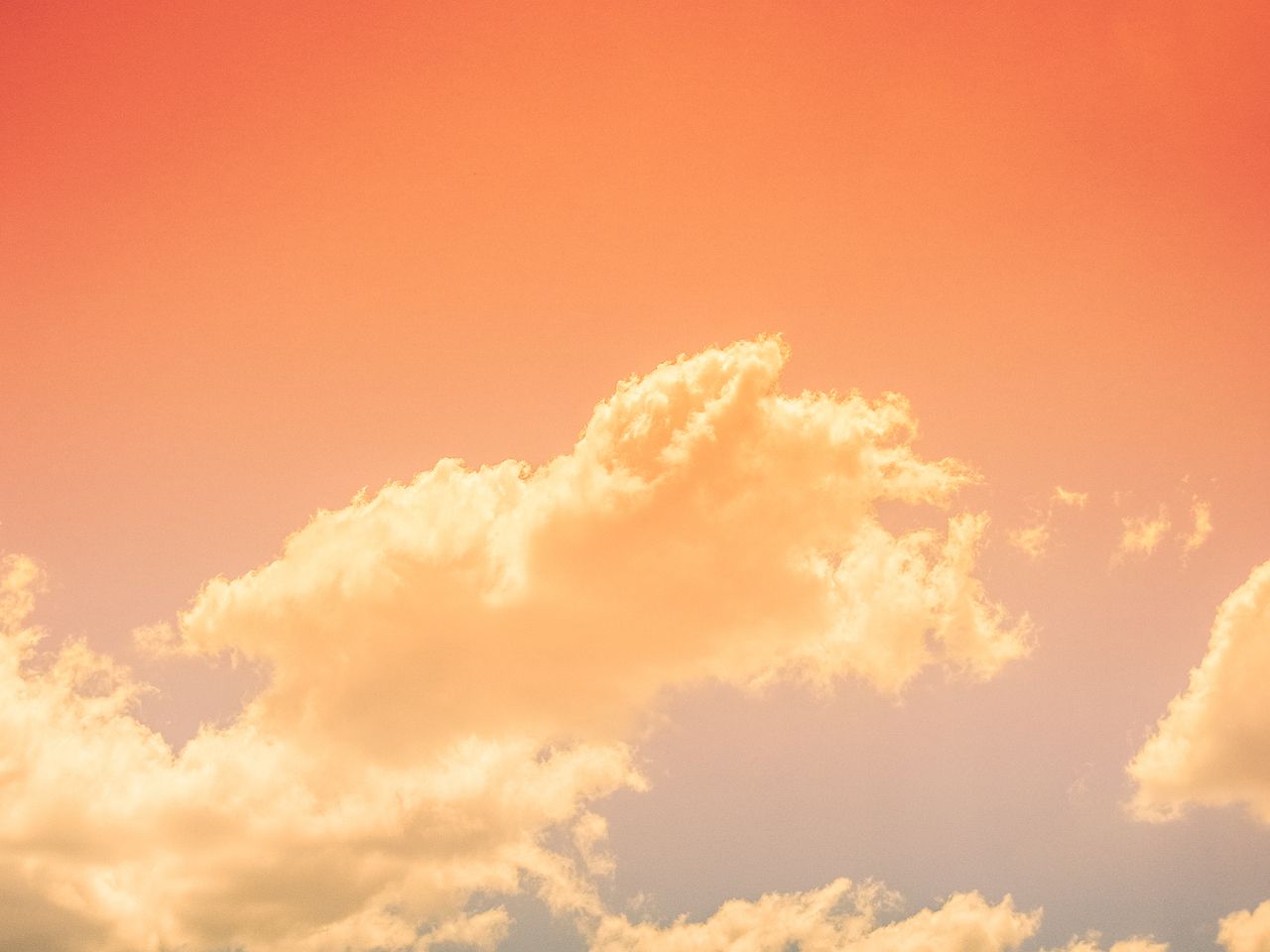 Orange Heart Aesthetic Wallpapers Wallpaper Cave