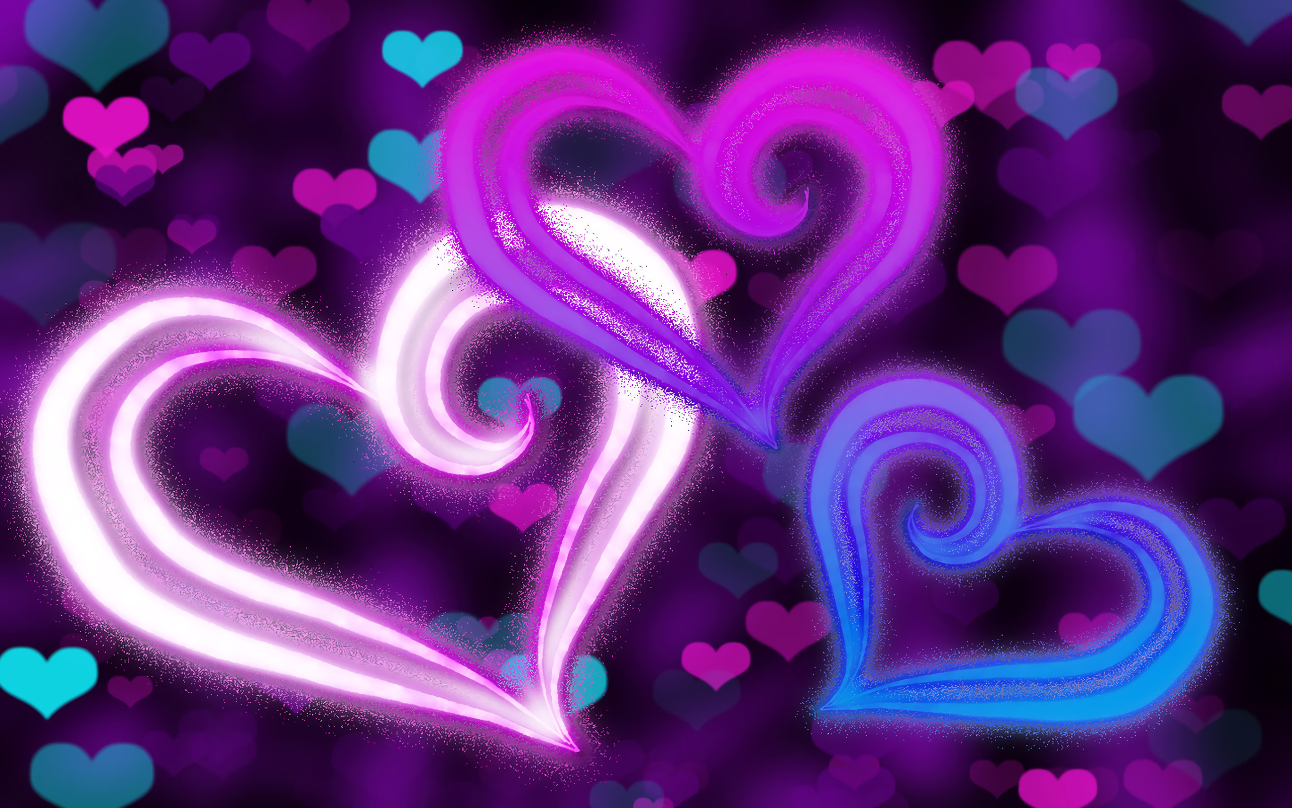 Purple Heart Aesthetic Wallpapers Wallpaper Cave