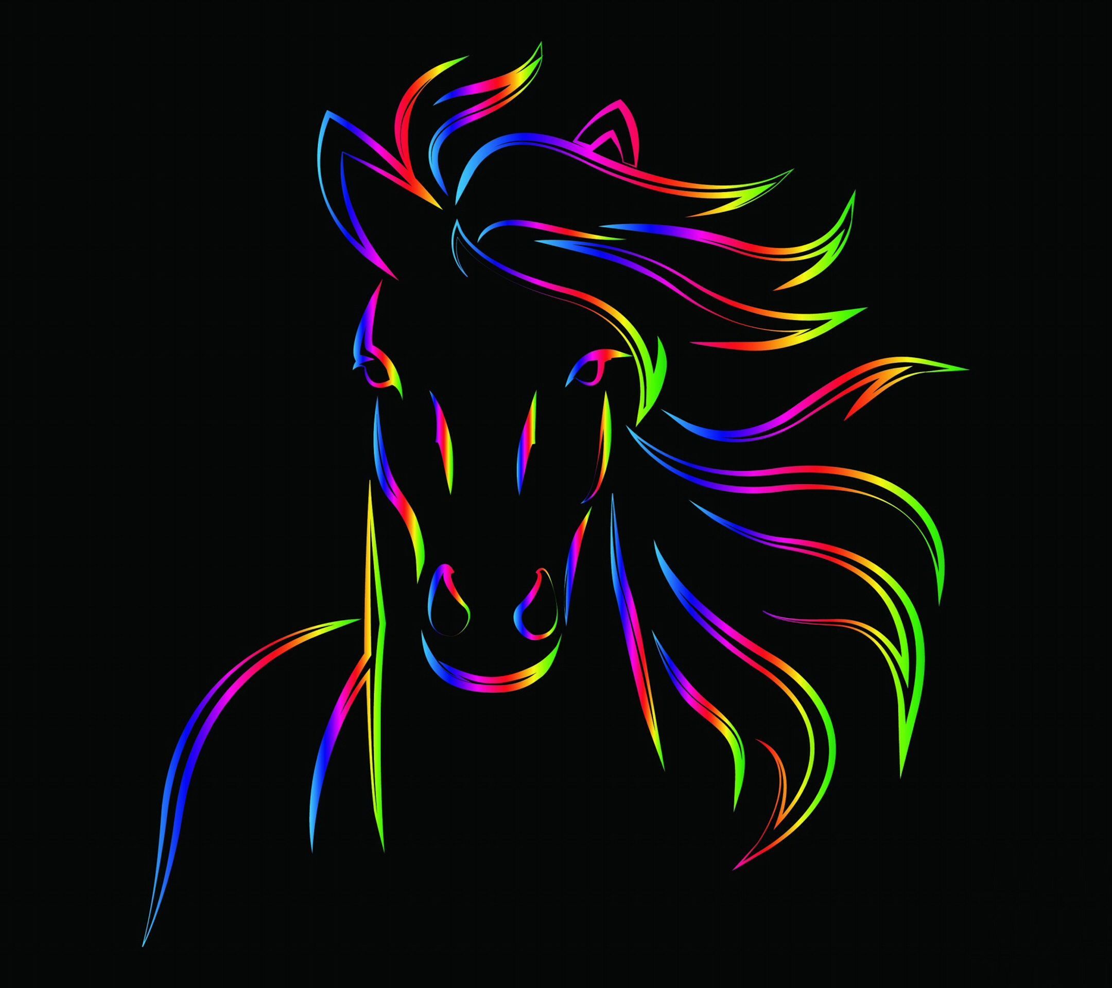Rainbow Horse Wallpapers Wallpaper Cave