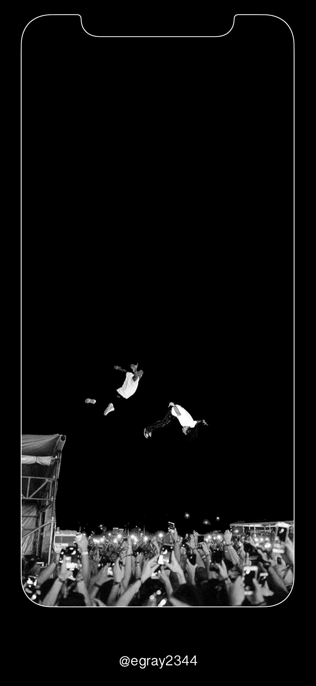 iPhone X Outline Wallpapers Wallpaper Cave