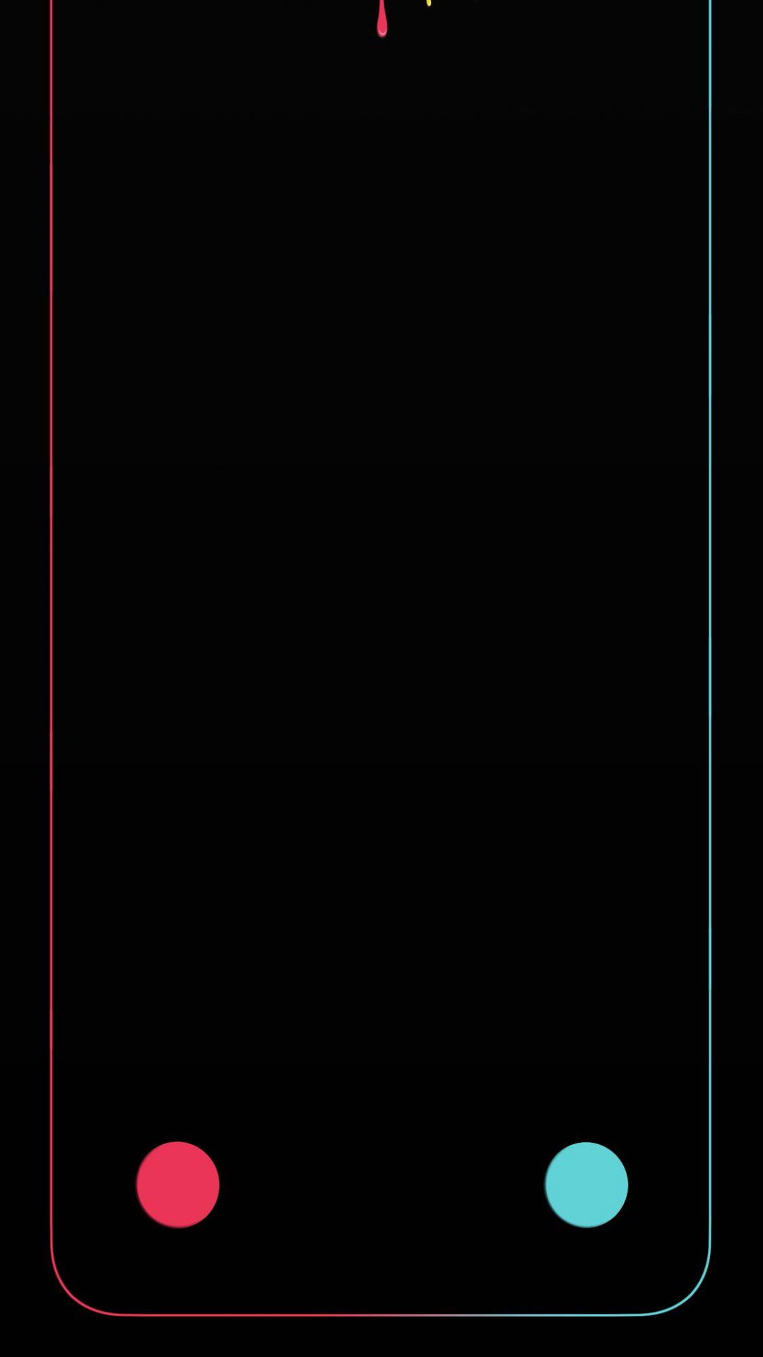 Iphone X Outline Wallpaper