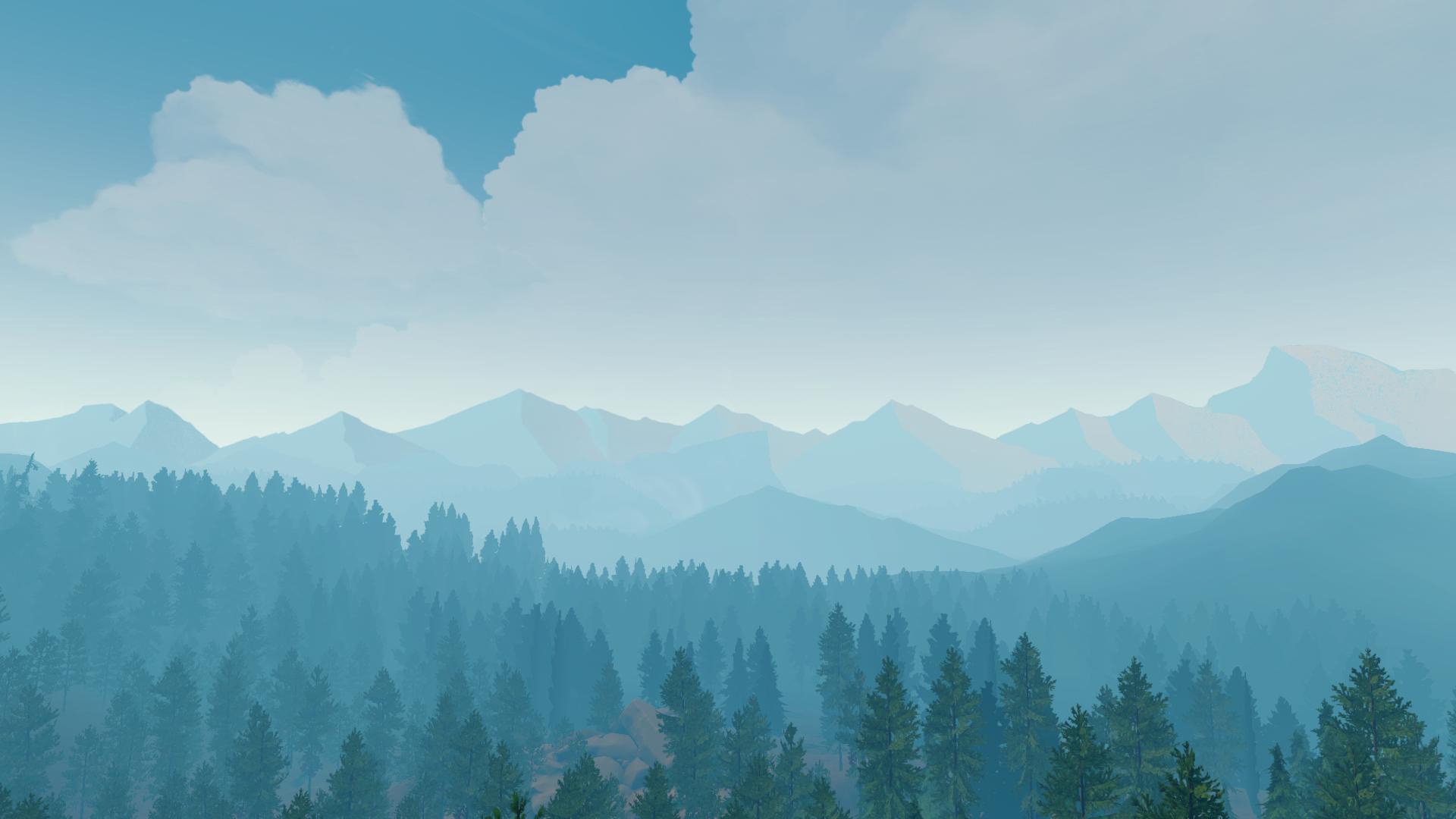 Firewatch Blue Wallpapers Wallpaper Cave