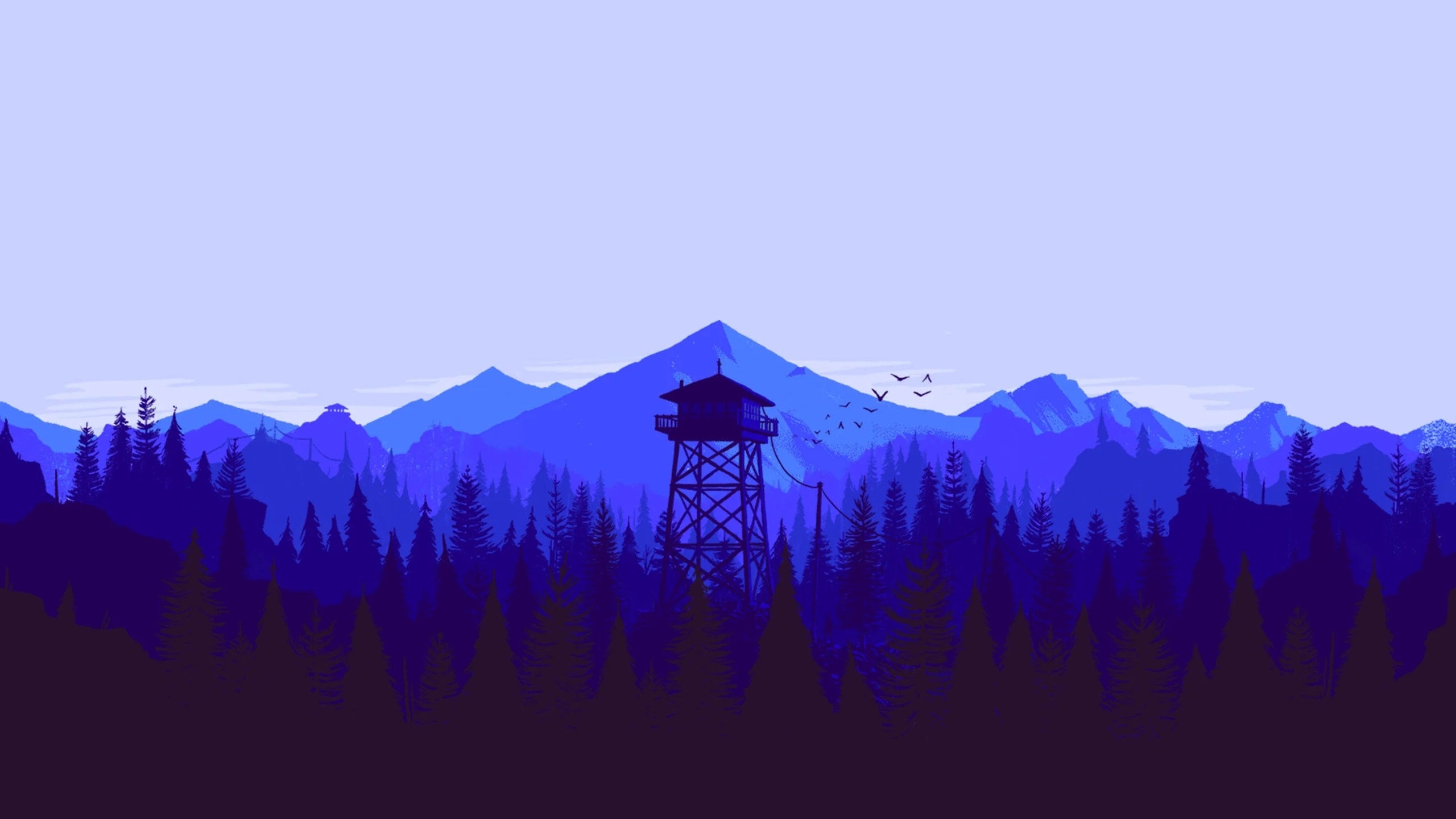 Firewatch Blue Wallpapers Wallpaper Cave