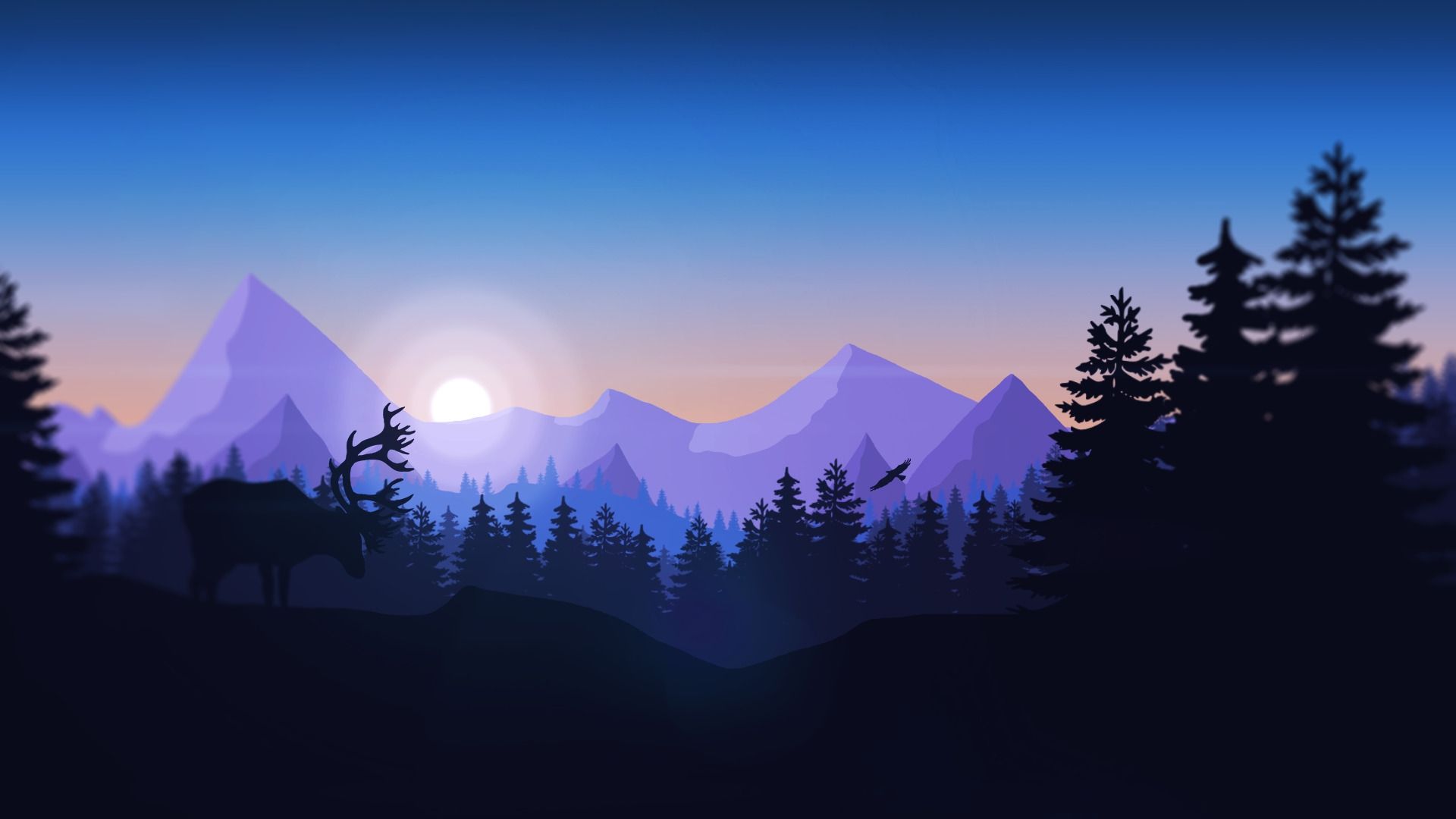 Firewatch Blue Wallpapers Wallpaper Cave