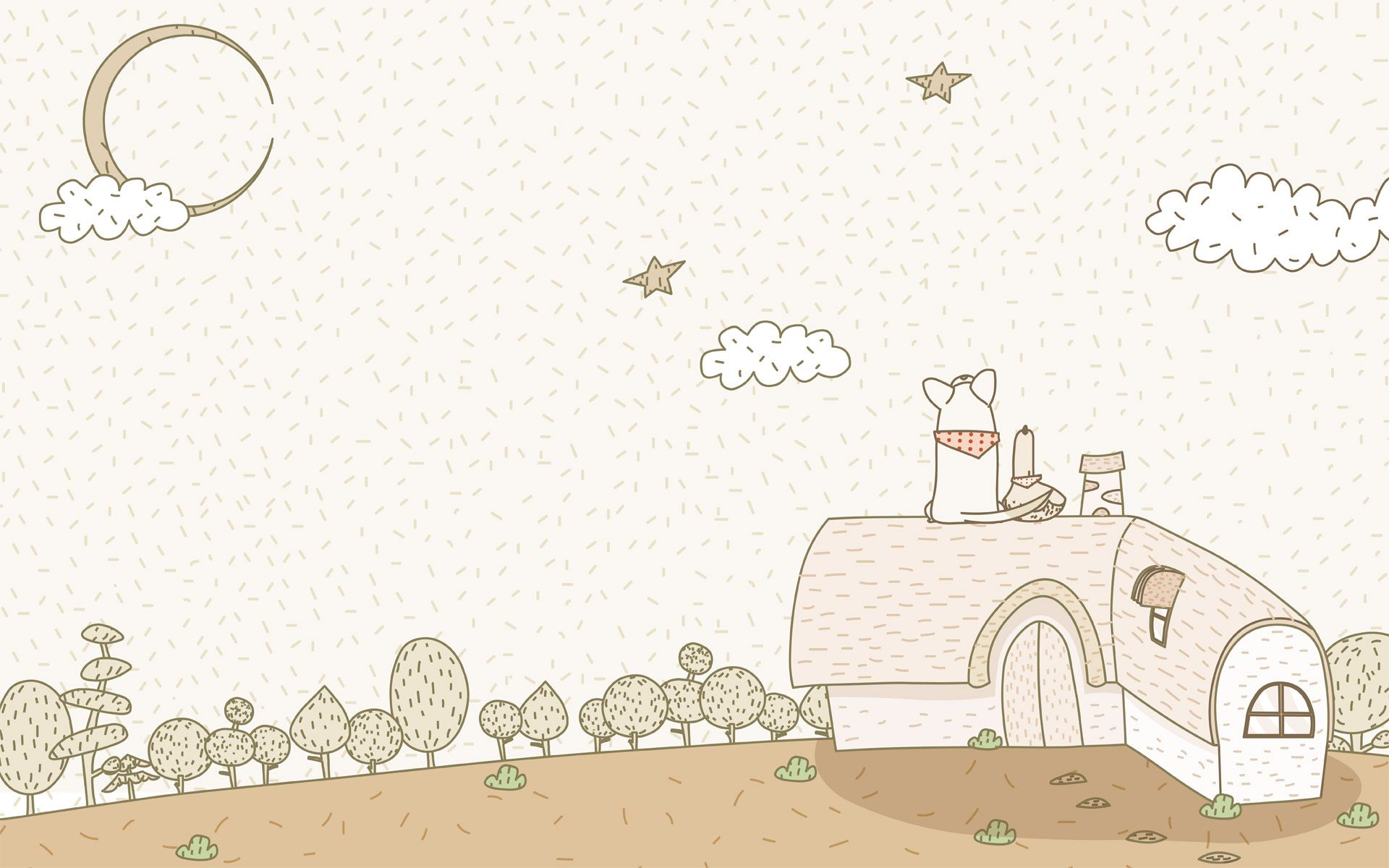 Cartoon Dog Computer Wallpapers Wallpaper Cave