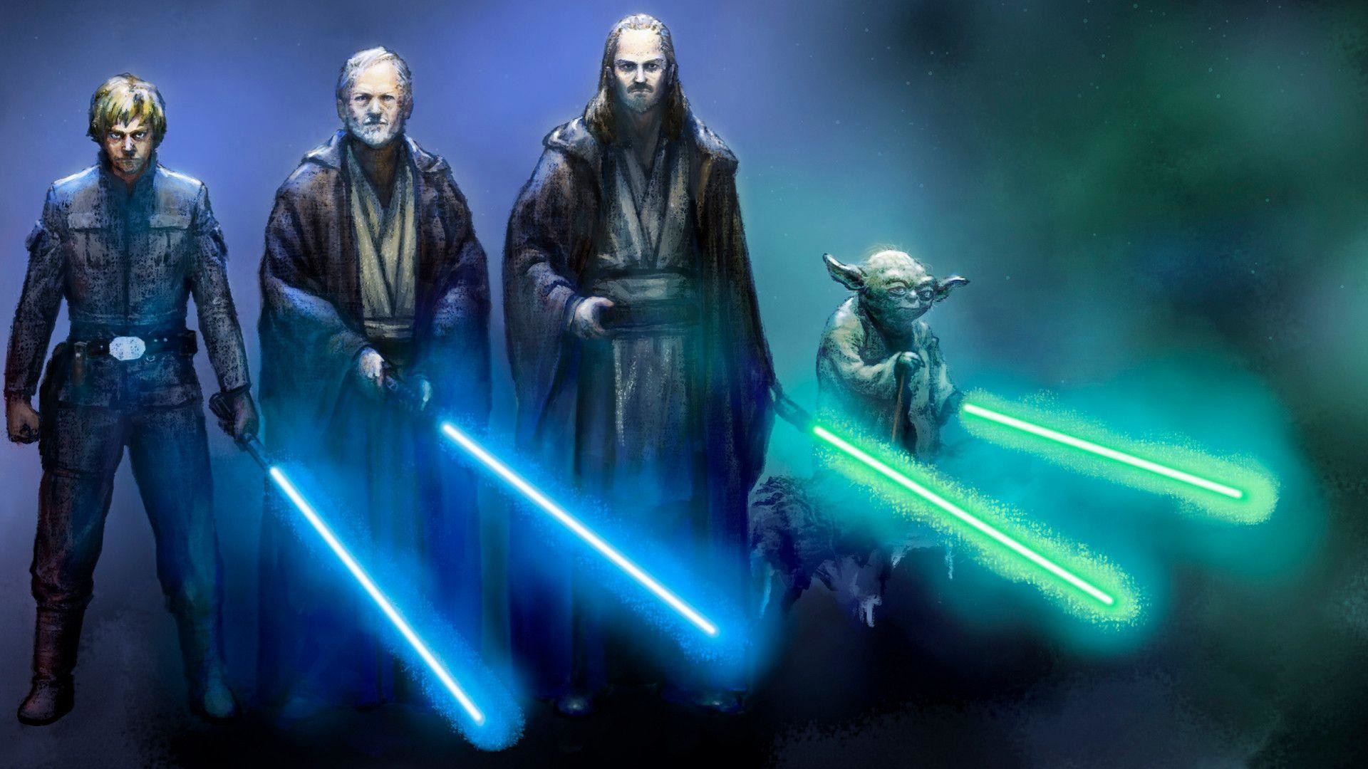 Yoda Lightsaber Desktop Wallpapers Wallpaper Cave
