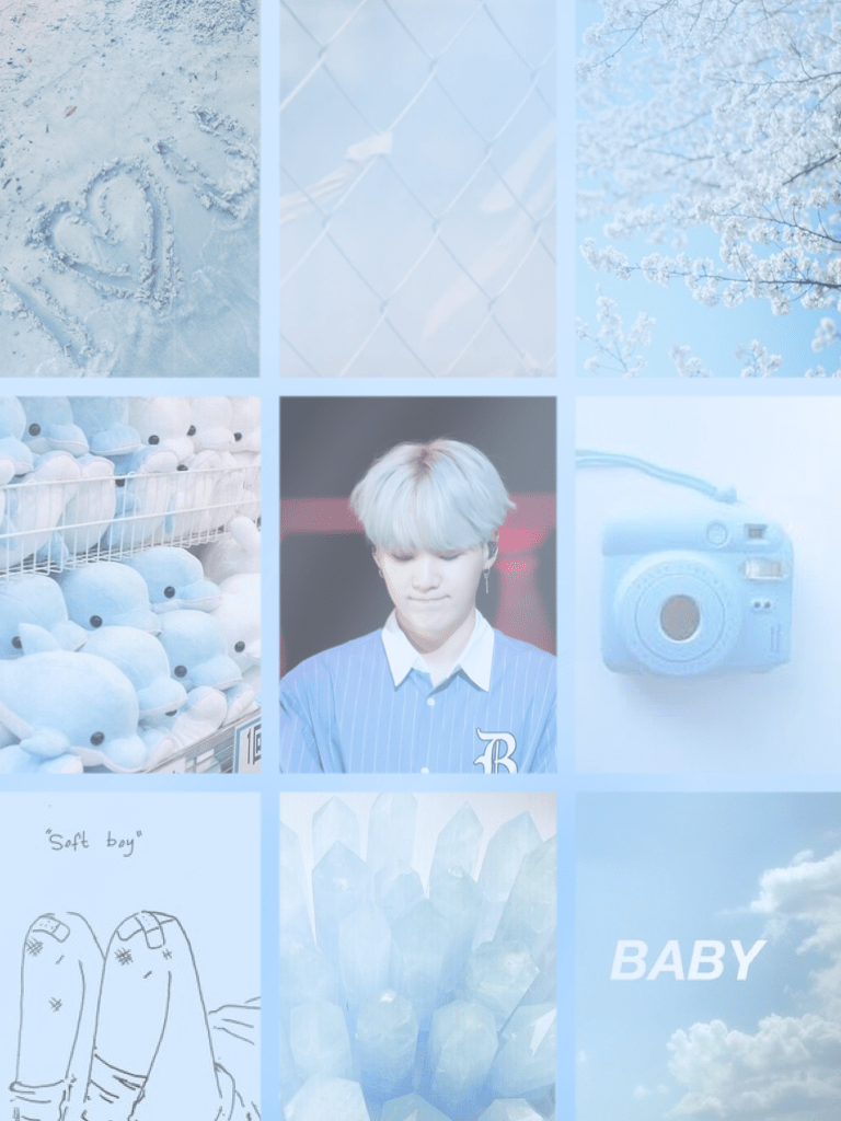 BTS Blue Aesthetic Wallpapers Wallpaper Cave