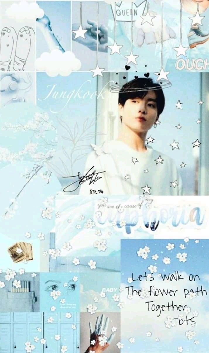 Blue Aesthetic Wallpaper Laptop BTS