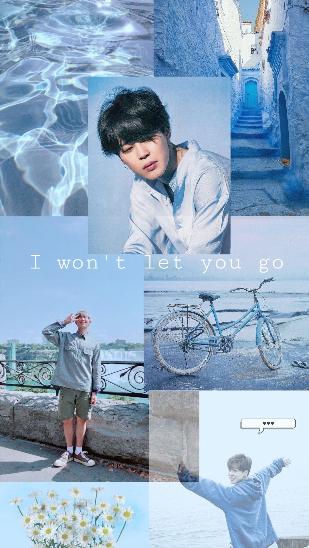 BTS Blue Aesthetic Wallpapers Wallpaper Cave