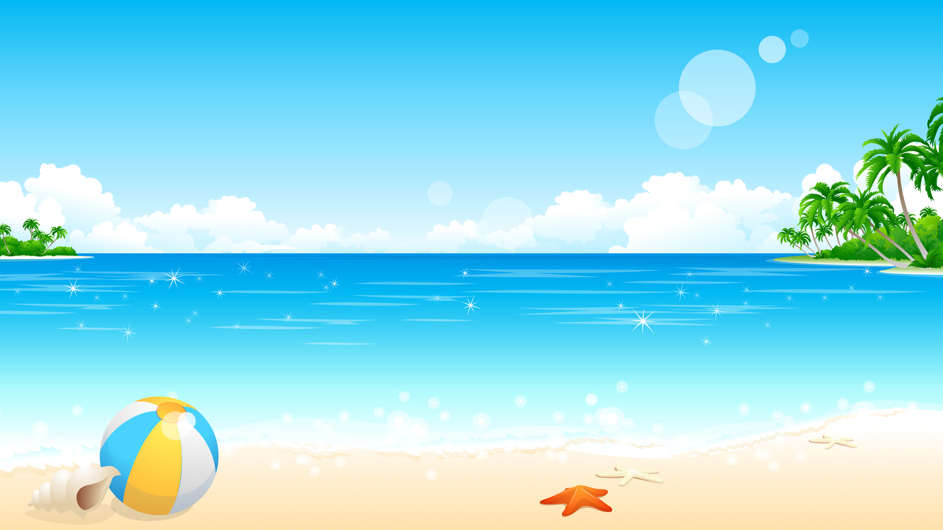 Cartoon Beach Wallpapers Wallpaper Cave