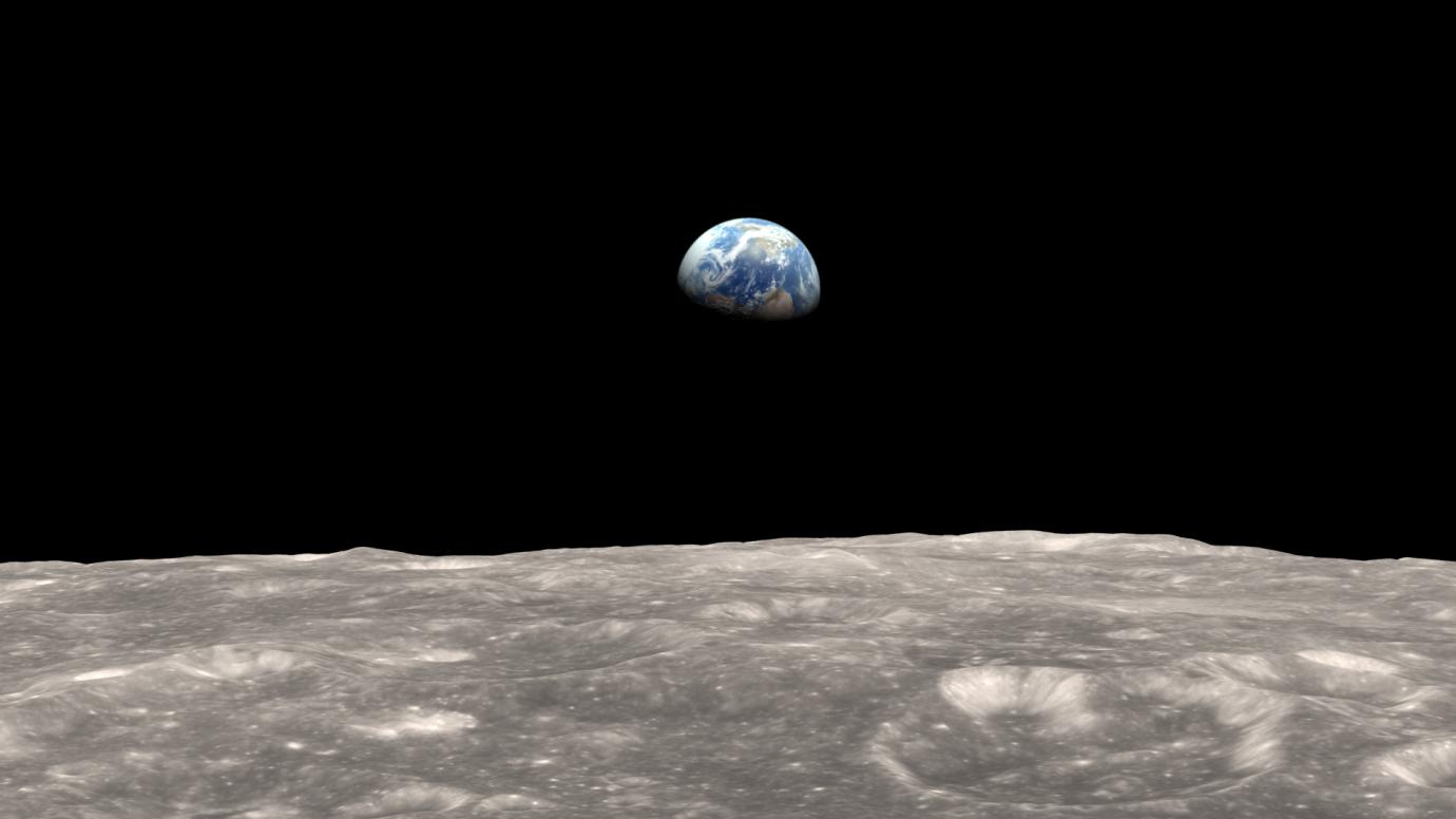 Earth From Moon Wallpapers Wallpaper Cave