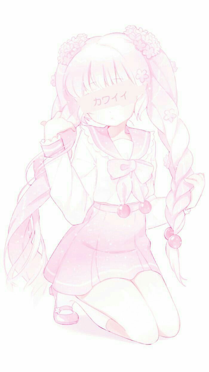 Pink Pastel Anime Girl Wallpapers Wallpaper Cave