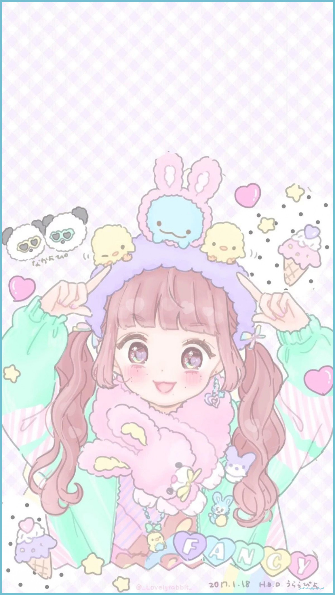 Pink Pastel Anime Girl Wallpapers Wallpaper Cave