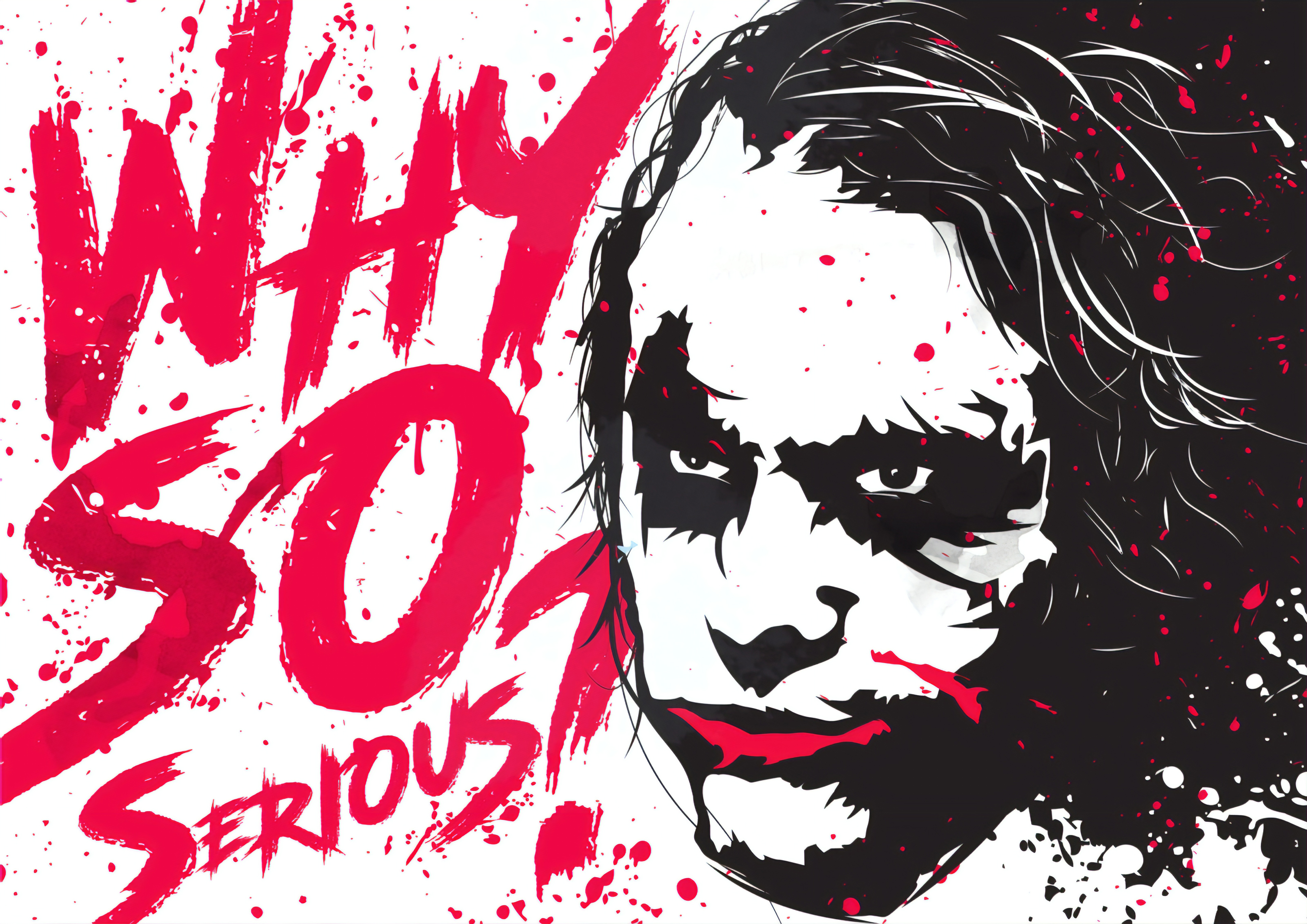 Joker Why So Serious Desktop Wallpapers Wallpaper Cave