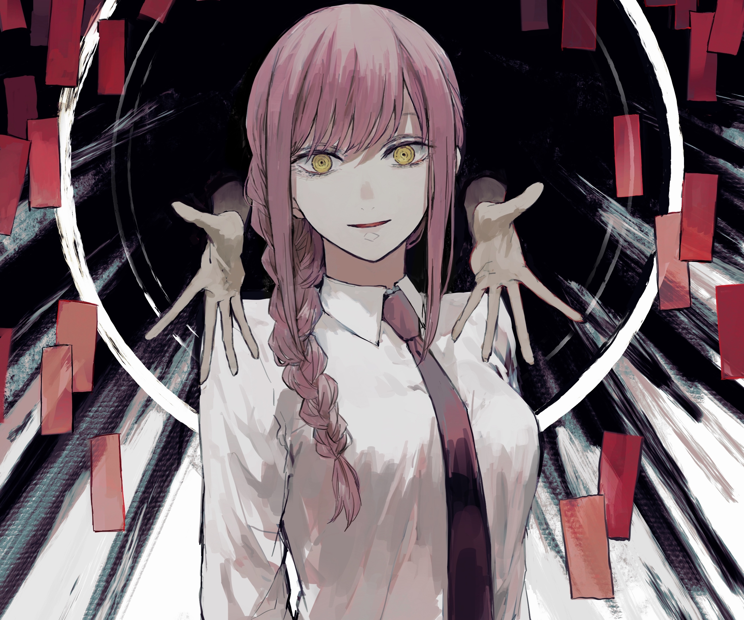 Makima Chainsaw Man Desktop Wallpapers Wallpaper Cave