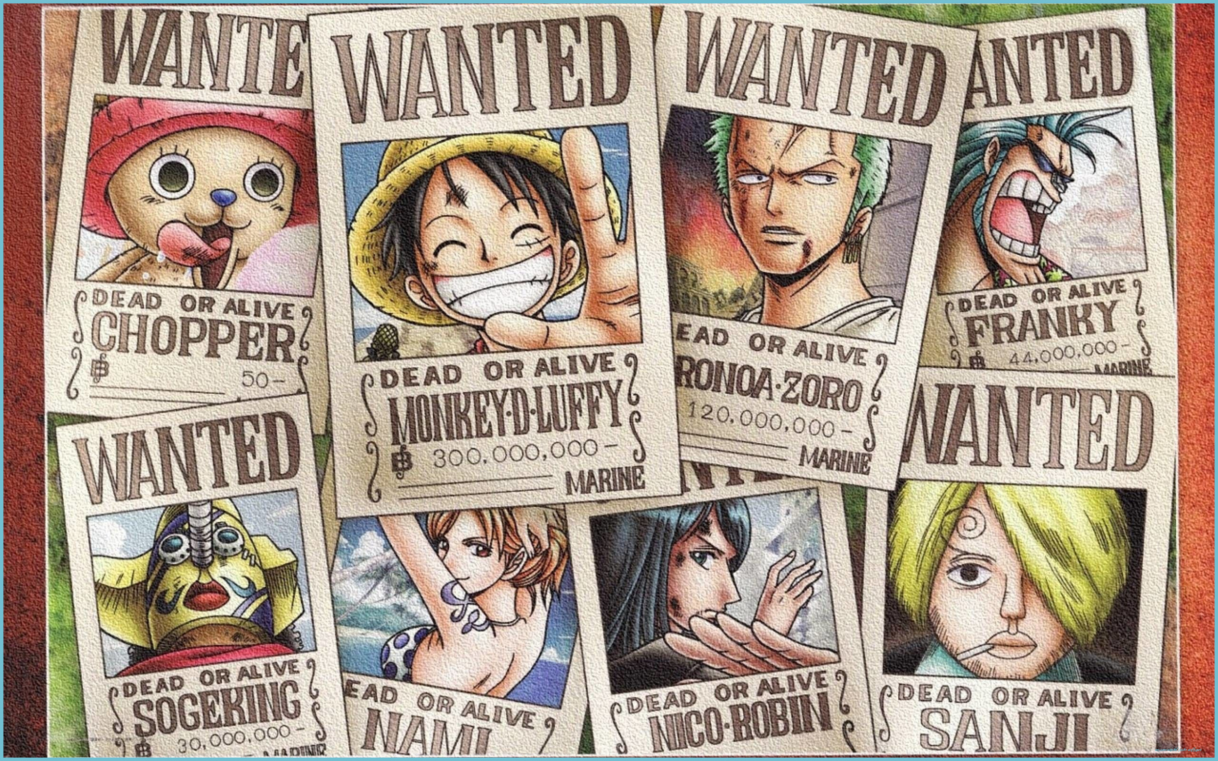 Zoro Wanted Poster Wallpapers Wallpaper Cave