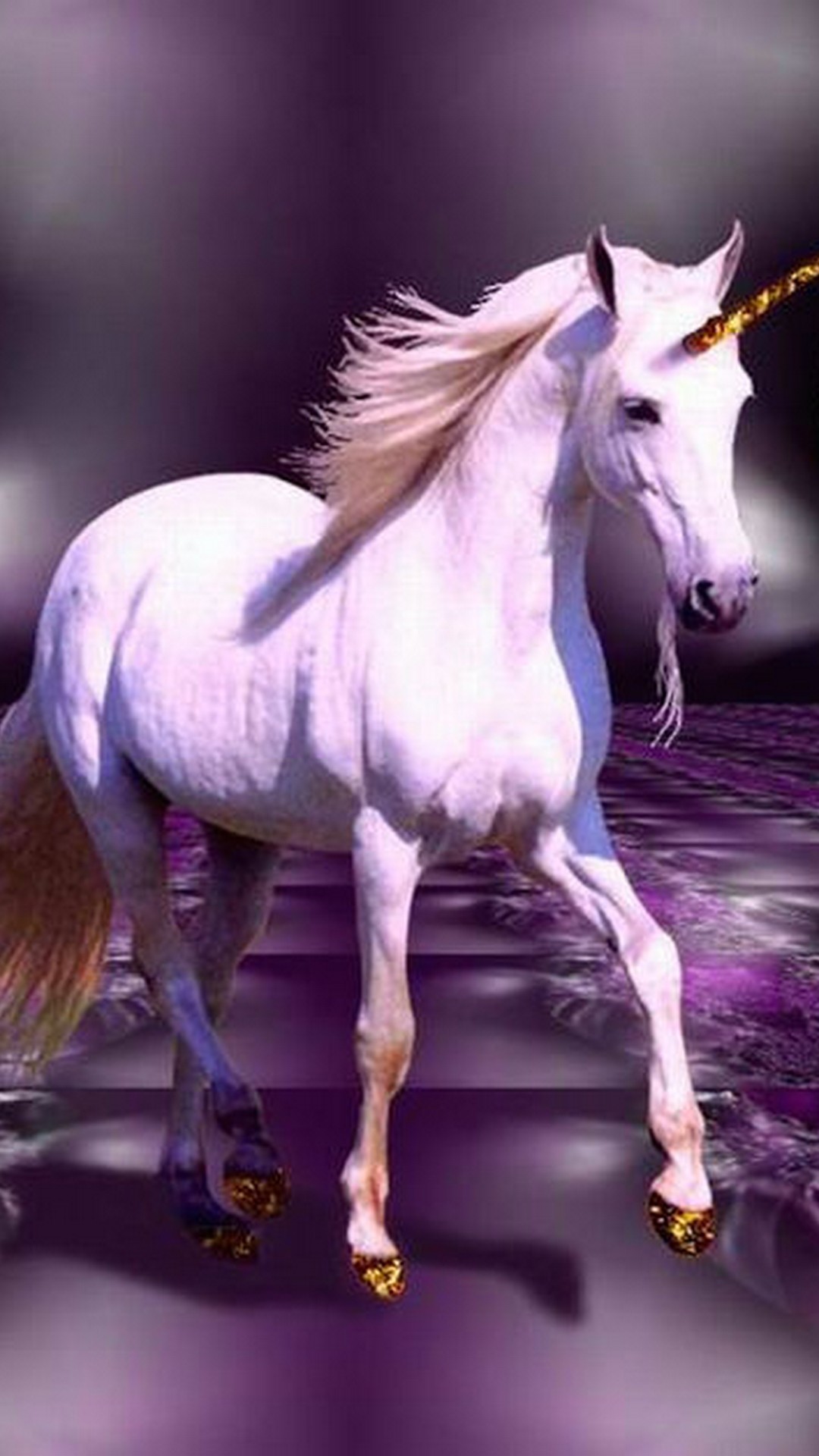 Purple Unicorn Wallpapers Wallpaper Cave