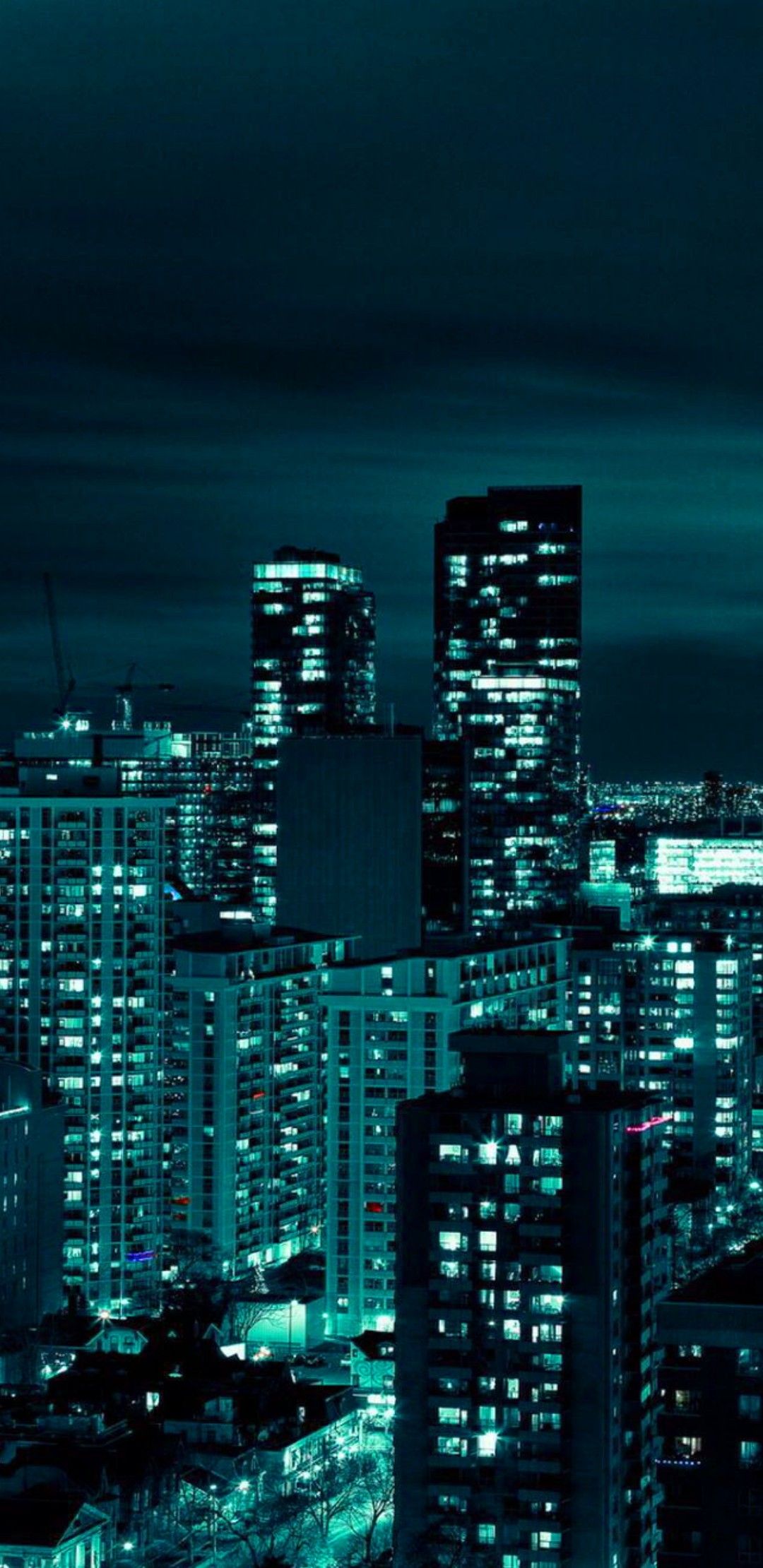 Blue Aesthetic City Wallpapers Wallpaper Cave