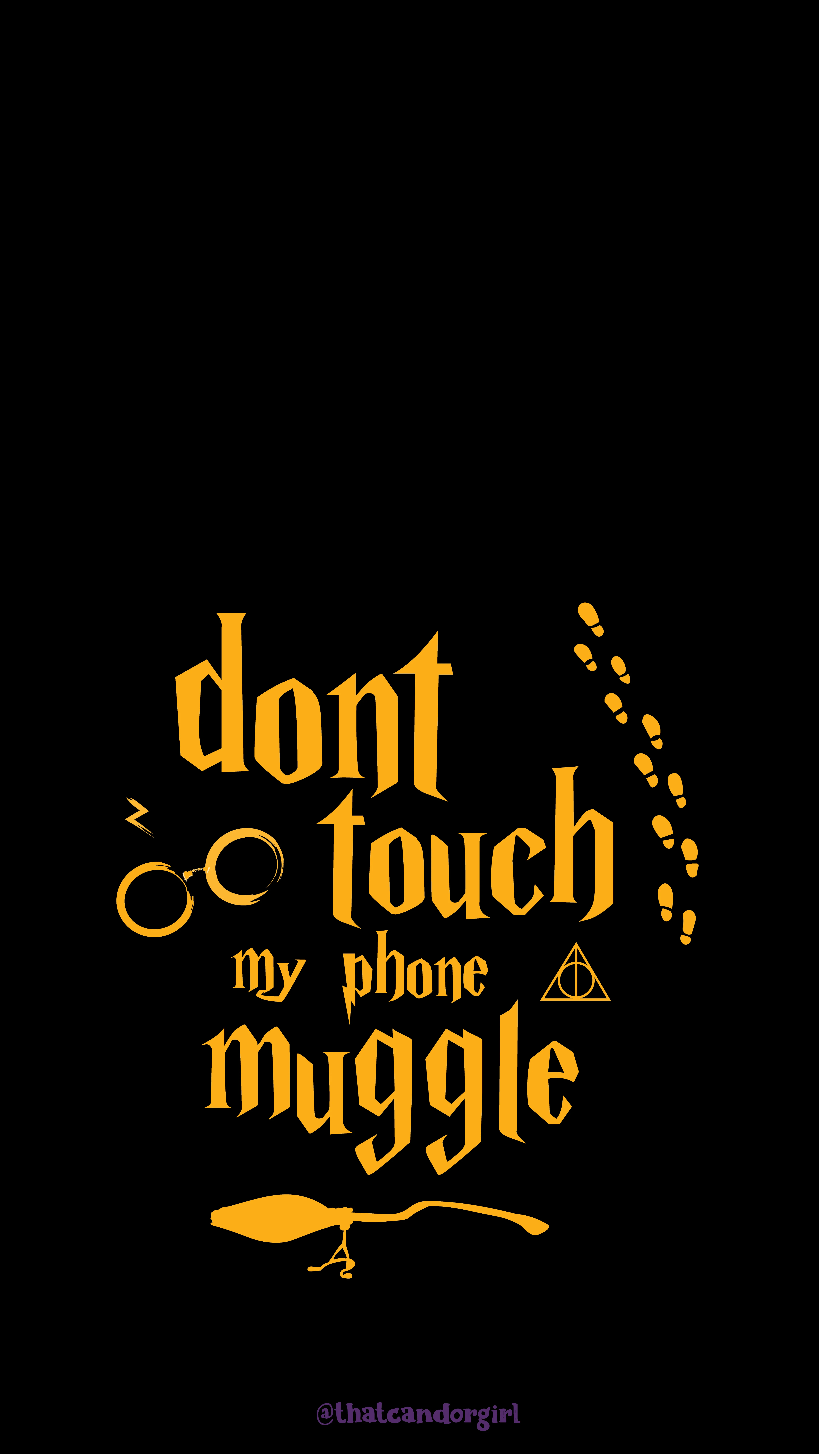 Harry Potter Wallpaper Dont Touch My Laptop Muggle at Jennifer Trujillo
