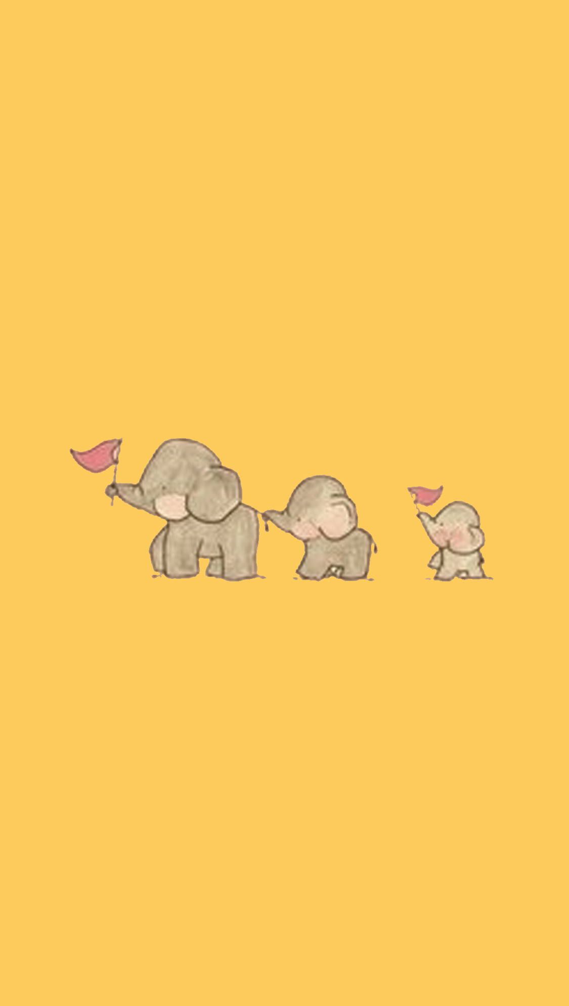 Cute Elephant Aesthetic Wallpapers Wallpaper Cave